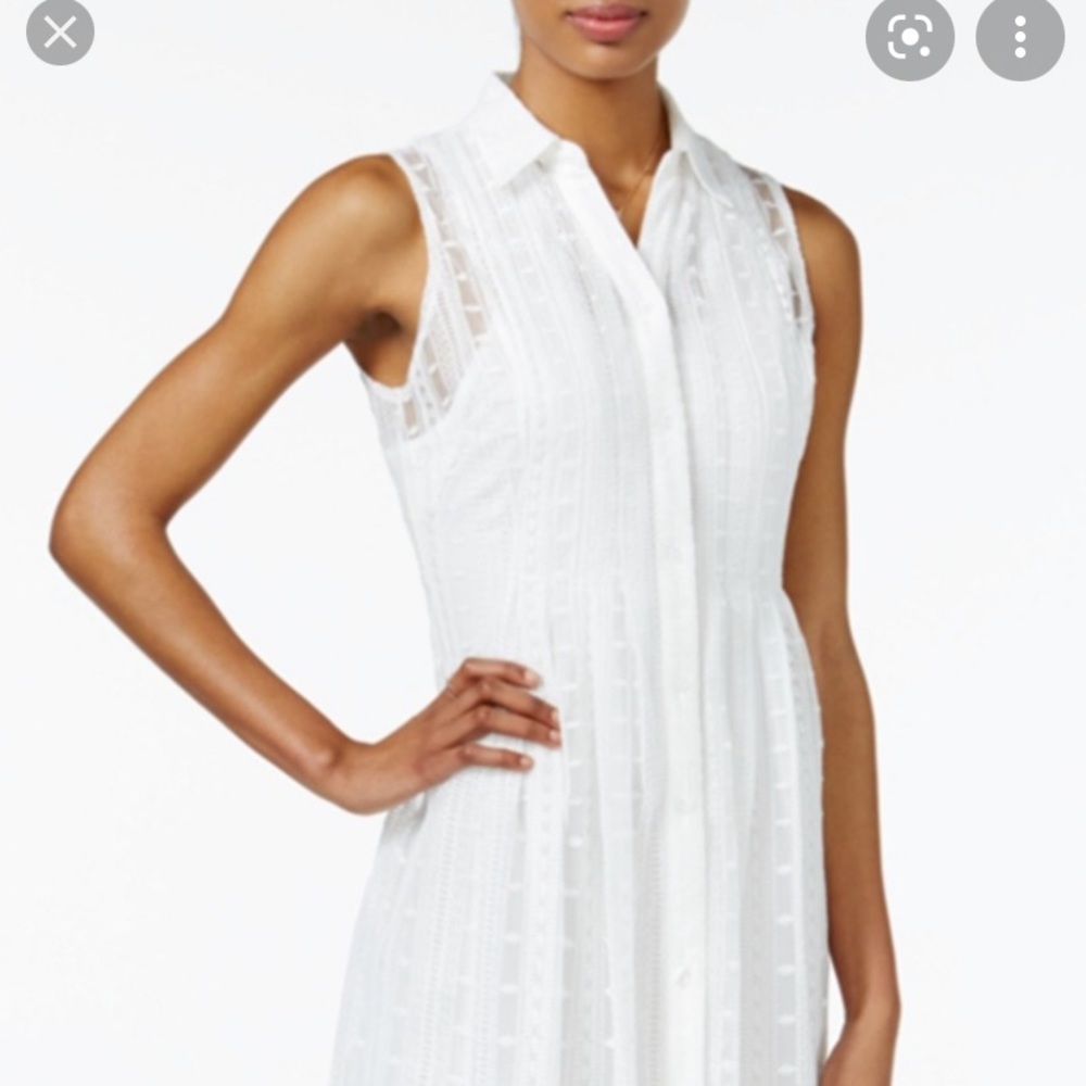 Maison Jules White Sleeveless Dress - Picture 2 of 13